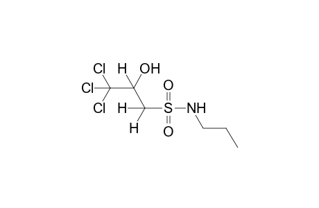 dl-2-Hydroxy-N-propyl-3,3,3-trichloro-1-propanesulfonamide