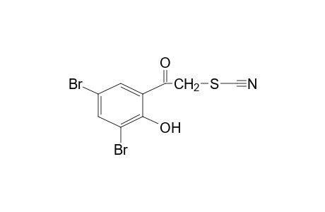 Thiocyanic acid, 3,5-dibromo-2-hydroxyphenacyl ester