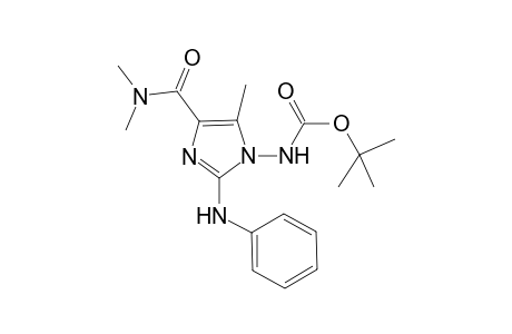 Tert-Butyl [2-anilino-4-[(dimethylamino)carbonyl]-5-methyl-1Himidazol-1-yl]carbamate