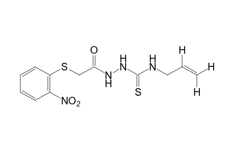 4-allyl-1-{[(o-nitrophenyl)thio]acetyl}-3-thiosemicarbazide