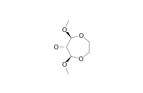 6-Hydroxy-5,7-dimethoxy-1,4-dioxepan