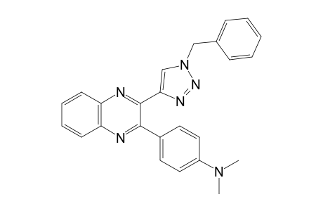 4-(3-(1-Benzyl-1H-1,2,3-triazol-4-yl)quinoxalin-2-yl)-N,N-dimethylaniline