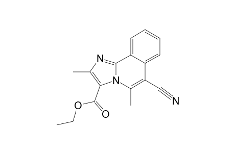 ETHYL-6-CYANO-2,5-DIMETHYLIMIDAZO-[2,1-A]-ISOQUINOLINE-3-CARBOXYLATE