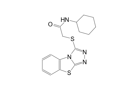 acetamide, N-cyclohexyl-2-([1,2,4]triazolo[3,4-b]benzothiazol-3-ylthio)-