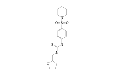 1-[p-(piperidinosulfonyl)phenyl]-1-(tetrahydrofurfuryl)-2-thiourea