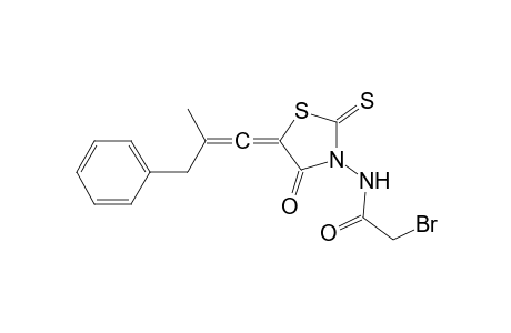 3-[(2'-Bromoacetyl)amino]-5-[2'-methyl-3'-phenylpropenylidene]-2-thioxothiazolidin-4-one