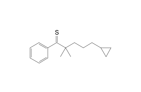 1-Pentanethione, 5-cyclopropyl-2,2-dimethyl-1-phenyl-