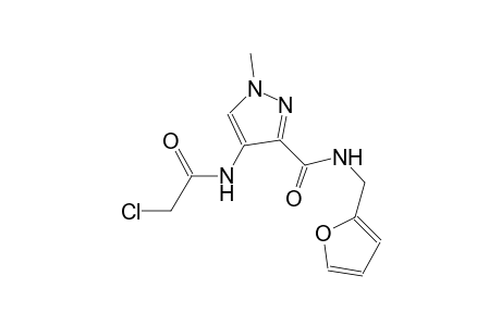 4-[(chloroacetyl)amino]-N-(2-furylmethyl)-1-methyl-1H-pyrazole-3-carboxamide