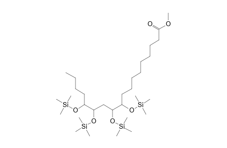 Octadecanoic acid, 10,11,13,14-tetrakis[(trimethylsilyl)oxy]-, methyl ester