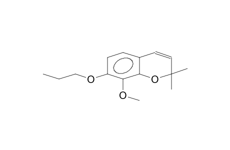 7-Isopropyloxy-8-methoxy-2,2-dimethyl-2H-chromene