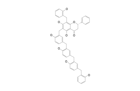 SARMENTOSUMINC;5,7-DIHYDROXY-6-(2'''-HYDROXY-5'''-(2''''-HYDROXY-5''''-(2'''''-HYDROXY-5'''''-(2''''''-HYDROXYBENZYL)-BENZYL)-BENZYL)-BENZYL)-8-