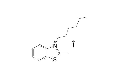 N-HEXYL-2-METHYLBENZOTHIAZOLIUM-QUATERNARY-IODIDE