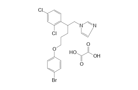 1-[5-(p-bromophenoxy)-2-(2,4-dichlorophenyl)pentyl]imidazole, oxalate(1:1)