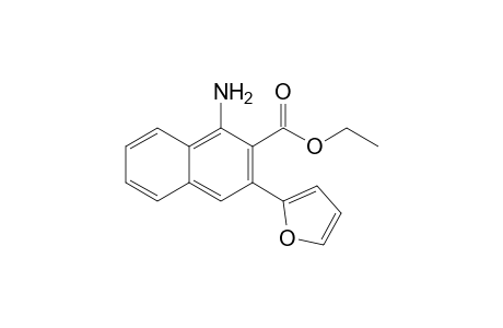 Ethyl 1-amino-3-(2-furyl)naphthalene-2-carboxylate