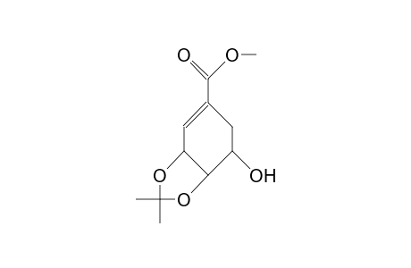 METHYL_(3R,4S,5S)-5-HYDROXY-3,4-(ISOPROPYLIDENEDIOXY)-CYCLOHEX-1-ENECARBOXYLATE