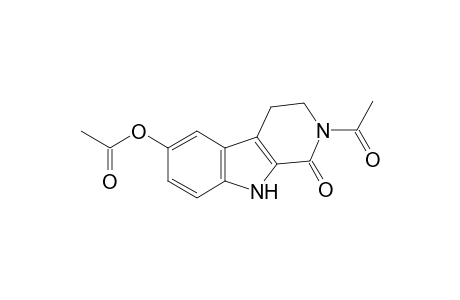 Nb-Acetyl-6-acetoxy-3,4-dihydro-1-oxo-.beta.-carboline