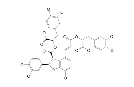 TSL-1;SALVIANOLIC-ACID-Y;4-[(1E)-3-[(1R)-1-CARBOXY-2-(3,4-DIHYDROXYPHENYL)-ETHOXY]-3-OXO-1-PROPENE-1-YL]-2-(3,4-DIHYDROXYPHENYL)-2S,3S-DIHYDRO-7-HYDROXY