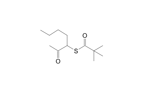 3-pivaloylthio-2-heptanone
