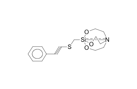 1-(PHENYLETHYNYLTHIOMETHYL)SILATRANE