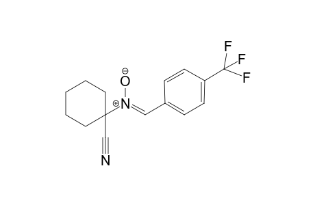 1-[N-(4-TRIFLUOROMETHYL-PHENYLMETHYLENE)]-AMINOCYCLOHEXANECARBONITRILE-N-OXIDE