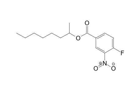 Benzoic acid, 4-fluoro-3-nitro-, 1-methylheptyl ester