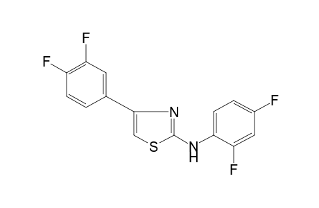 2-(2,4-difluoroanilino)-4-(3,4-difluorophenyl)thiazole
