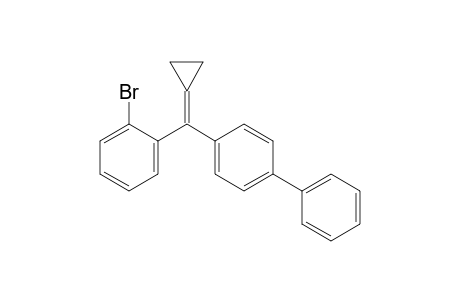 1-Bromo-2-[cyclopropylidene-(4-phenylphenyl)methyl]benzene