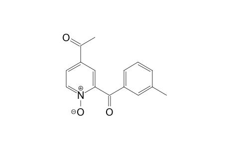 4-Acetyl-2-(3-methylbenzoyl)pyridine 1-Oxide