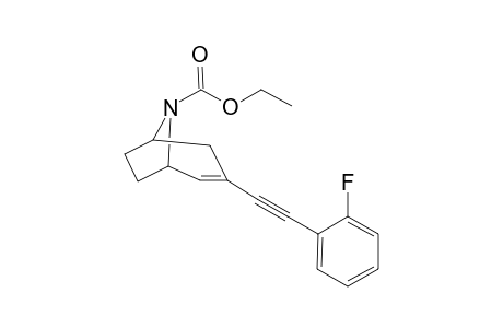 1-(2''-Fluorophenyl)-2-[N-(ethoxycarbonyl)-8'-azabicyclo[3.2.1(1,4)]oct-6'-en-6'-yl]ethyne