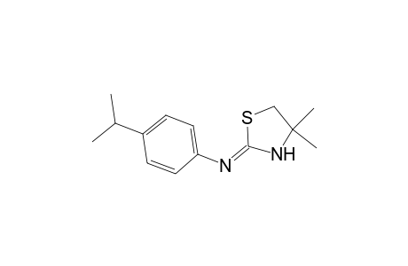 2-[(p-cumenyl)imino]-4,4-dimethylthiazolidine