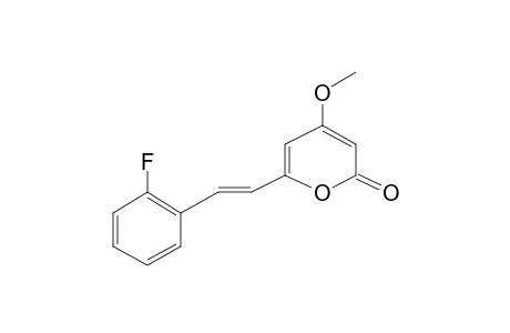 2H-Pyran-2-one, 6-[2-E-(2-fluorophenyl)ethenyl]-4-methoxy-