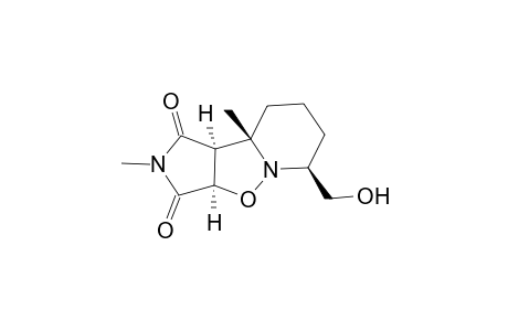 (1S,2S,6S,9R)-6-(Hydroxymethyl)-2,11-dimethyl-7,11-diaza-8-oxatricyclo[7.3.0.0(2,7)]dodeca-10,12-dione