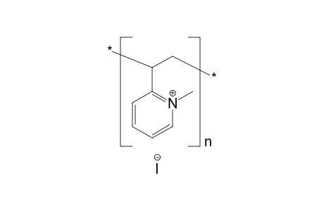 Poly(2-vinyl-n-methylpyridinium iodide)