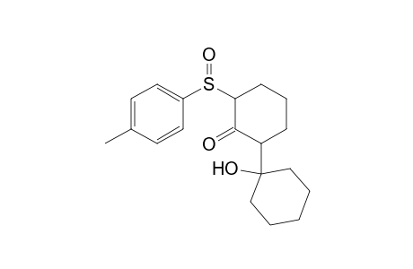 6-(1-Hydroxy-cyclohexyl)-2-P-tolylsulfinyl-cyclohexanone