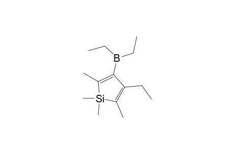 diethyl-(4-ethyl-1,1,2,5-tetramethylsilol-3-yl)borane