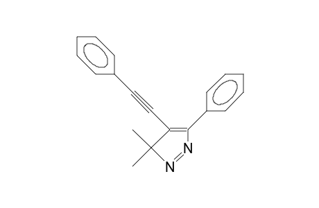 3,3-dimethyl-5-phenyl-4-(2-phenylethynyl)pyrazole