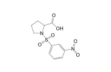 1-[(3-nitrobenzene)sulfonyl]pyrrolidine-2-carboxylic acid