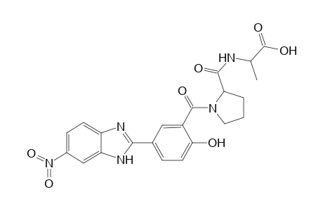 2-Hydroxy-5-(6-nitro-1H-benzo[D]imidazol-2-yl)-benzoyl pro-ala-dev