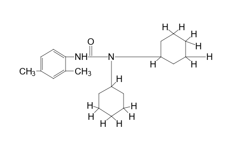 1,1-dicyclohexyl-3-(2,4-xylyl)urea