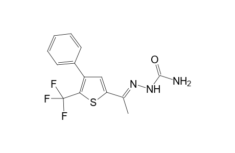 (1E)-1-[4-Phenyl-5-(trifluoromethyl)-2-thienyl]ethanone semicarbazone