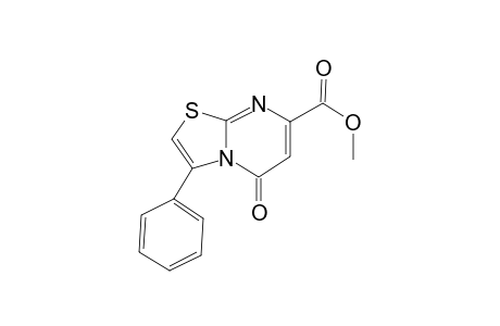 5H-Thiazolo[3,2-a]pyrimidine-7-carboxylic acid, 5-oxo-3-phenyl-, methyl ester
