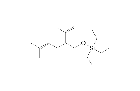 (+-)-lavandulol, triethylsilyl ether