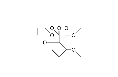 4,4-Bis(ethoxycarbonyl)-5-methoxy-1-cyclopenten-3-one propane-1,3-diyl ketal