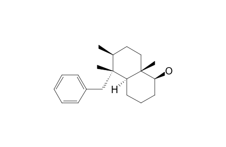 trans-Decahydro-5.alpha.-benzyl-5.beta.,6.beta.,8a.beta.-trimethyl-1-naphthalenol