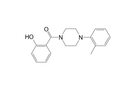 2-([4-(2-Methylphenyl)-1-piperazinyl]carbonyl)phenol