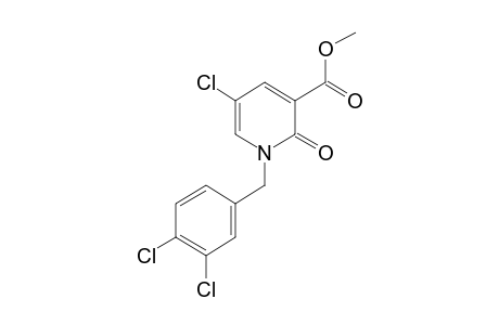 5-CHLORO-1-(3,4-DICHLOROBENZYL-1,2-DIHYDRO-2-OXONICOTINIC ACID, METHYL ESTER
