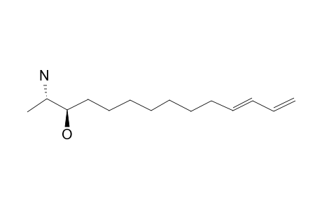 (2S*)-AMINO-TETRADECA-11,13-DIEN-(3R*)-OL;XESTOAMINOL-B