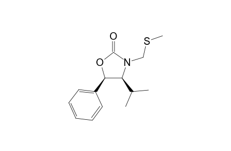 (4S,5R)-4-ISOPROPYL-3-(METHYLSULFANYLMETHYL)-5-PHENYLOXAZOLIDIN-2-ONE