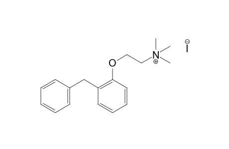 [2-(o-benzylphenoxy)ethyl]trimethylammonium iodide