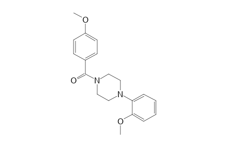 1-p-anisoyl-4-(o-methoxyphenyl)piperazine